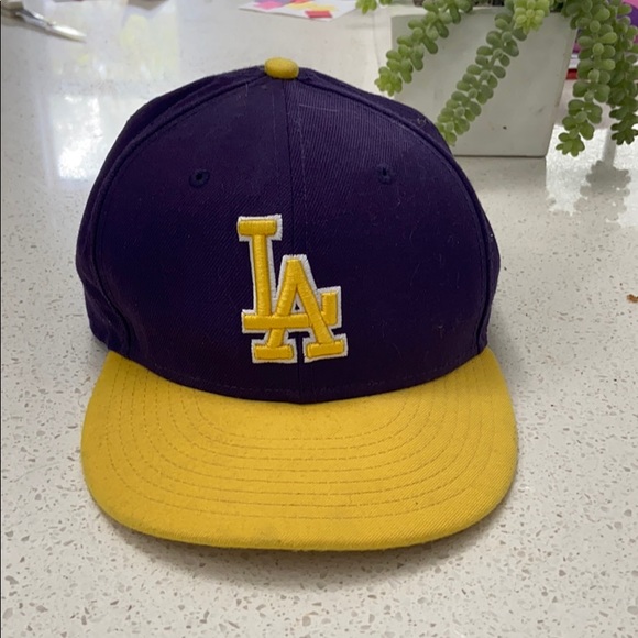 dodgers hat lakers colors
